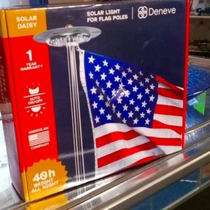 Deneve Solar Light For Flag pole